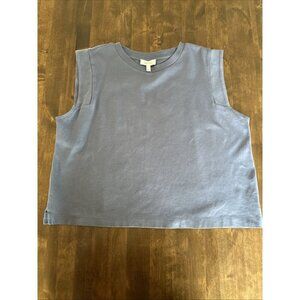 Haven Well Within Top Womens Tank Blue Minamalist‎ Boho Lagenlook Sustainable
